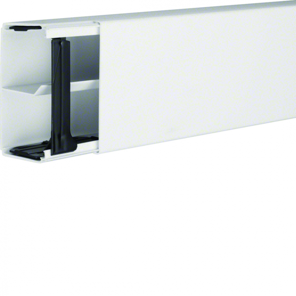 tehalit.LF Kanał elektroinstalacyjny PVC 60x110mm z przegrodą, biały - LF6011109016 - HAGER