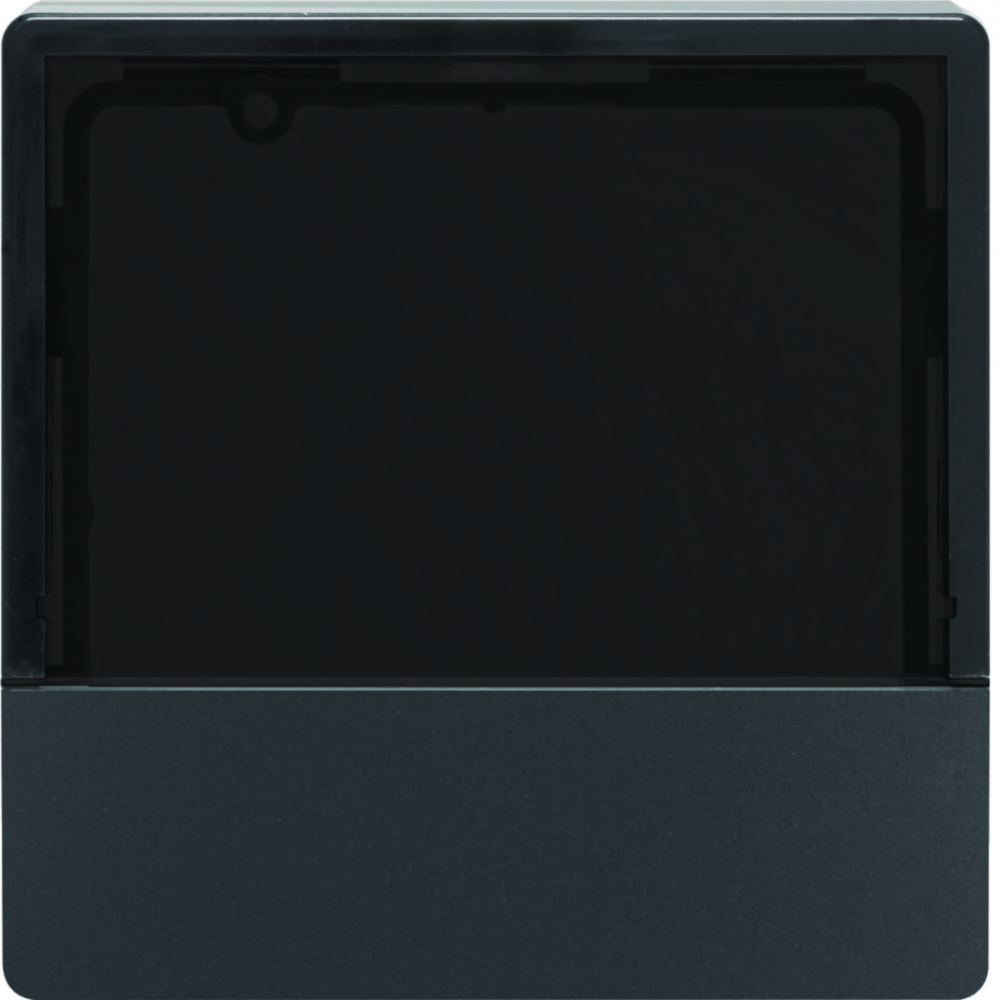 Element centralny do regulatora temperatury i pokojowego, antracyt aksamit, lakierowany KNX e/s Q.x. - 80960126 - HAGER