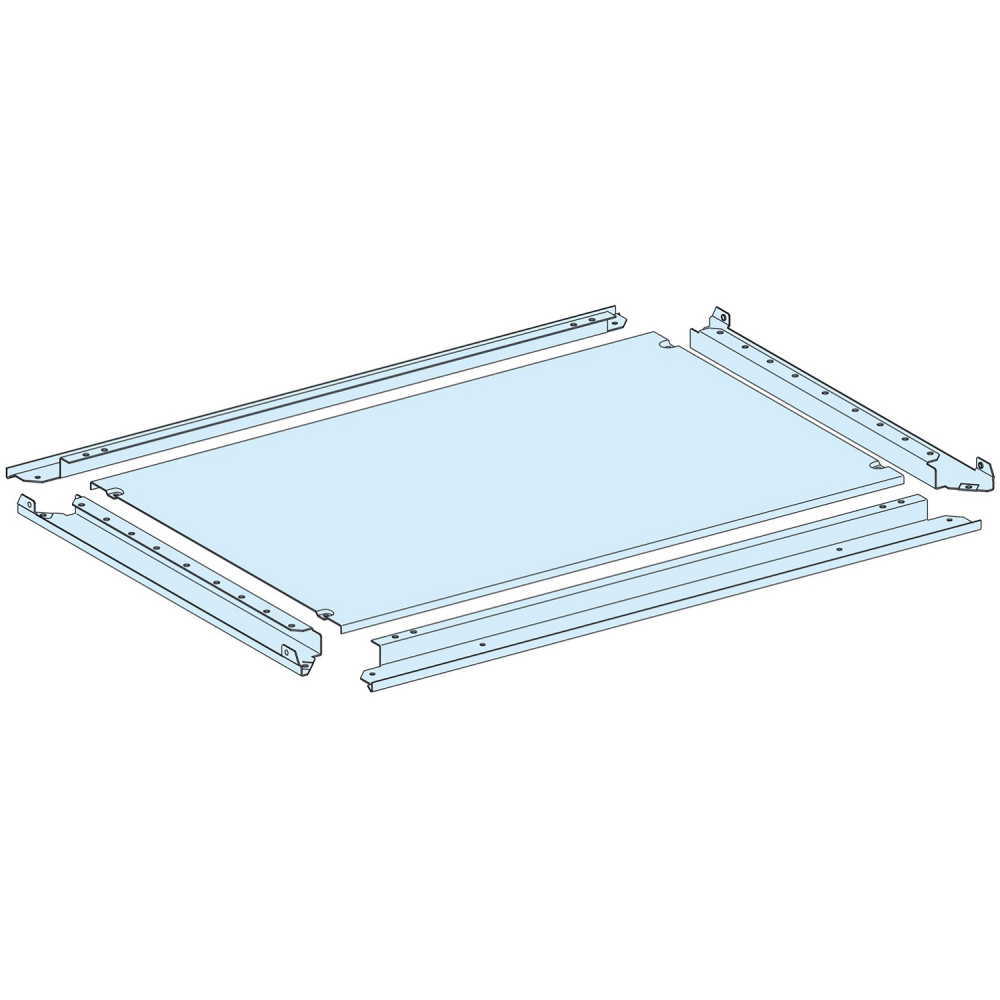 Rozdzielnice PrismaSet, płyta dławicowa pełna IP55 300x 600mm - LVS08683 - SCHNEIDER ELECTRIC