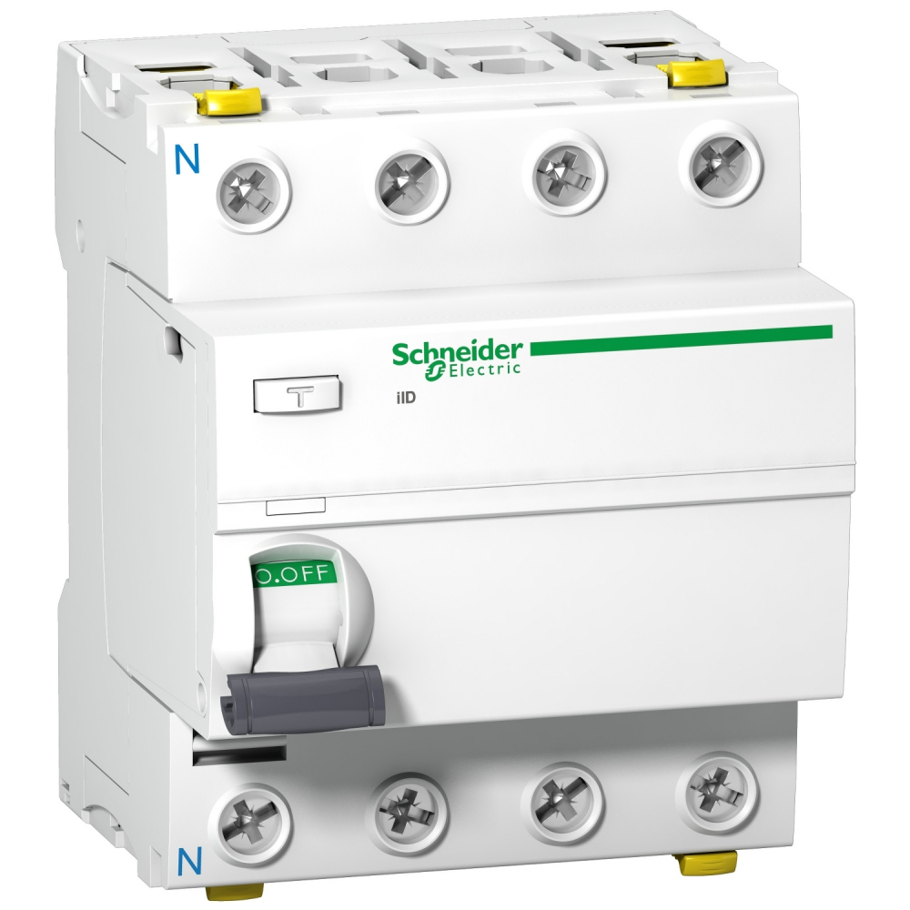 Wyłącznik różnicowoprądowy Acti9 iID-100-4-30-A 100A 4-biegunowy 30mA typ A - A9Z21491 - SCHNEIDER ELECTRIC
