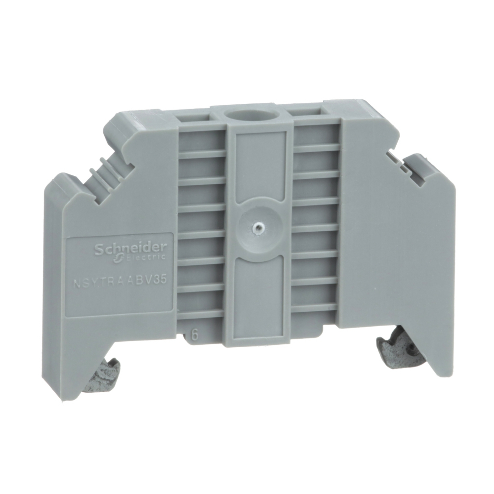 Złączki NSY, wspornik końcowy przekręcany na DIN 35mm - NSYTRAABV35 - SCHNEIDER ELECTRIC