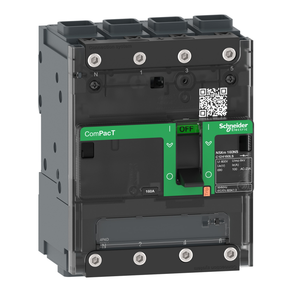 ComPacT NSXm , rozłącznik NSXm 50NA 4P EverLink - C114050LS - SCHNEIDER ELECTRIC