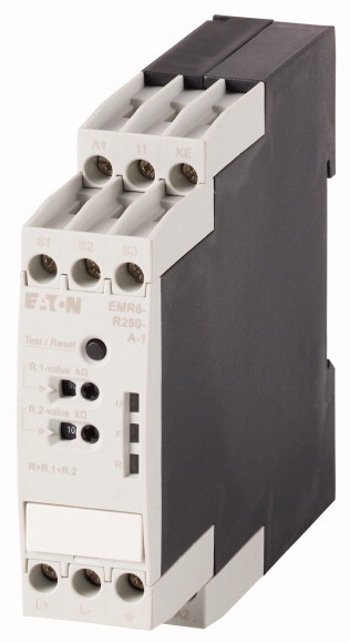 PRZEKAŹNIK MONITORUJĄCY IZOLACJĘ, 0 - 250 V AC, 0 - 300 V DC, 1 - 100 K? EMR6-R250-A-1 - 184772 - EATON
