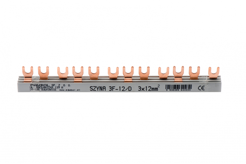 3F, S-12 dzielona, 63A, 12 mm2 - E.4037B - PAWBOL