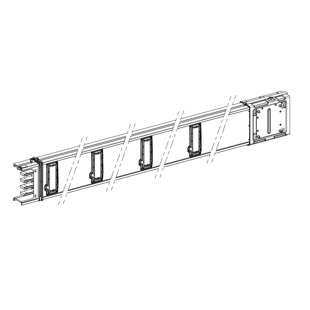 ELEM.PROSTY 400A 3L+N+PE 2M 8ODPL - KSA400ED4208 - SCHNEIDER ELECTRIC