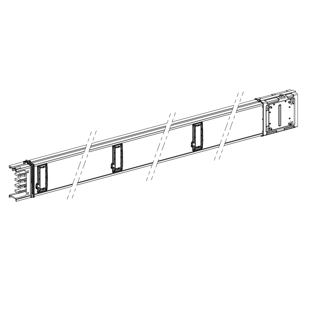 ELEMENT PROSTY 400A 3L+N+PE 3M 6 ODPŁYWÓW - KSA400ED4306 - SCHNEIDER ELECTRIC