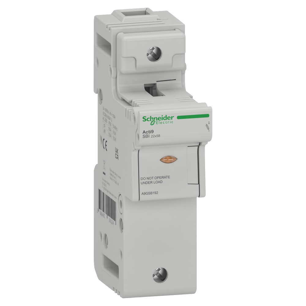 SBI-125-1 podstawa bezpiecznikowa 125 A - A9GSB192 - SCHNEIDER ELECTRIC