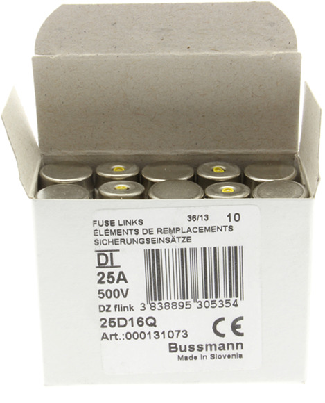 WKŁADKA DI 6A 500VAC DZ E16 6D16Q - 6D16Q - EATON