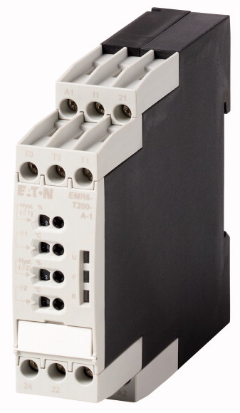 PRZEKAŹNIK MONITORUJĄCY TEMPERATURĘ, 0 - +200 °C, 24 - 240 V AC/DC EMR6-T200-A-1 - 184788 - EATON