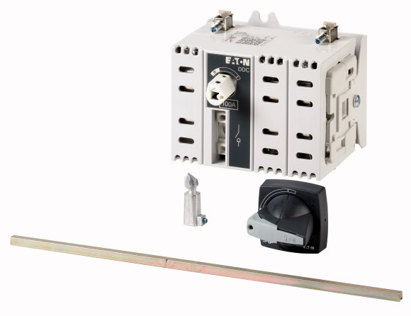 ROZŁĄCZNIK DDC PV 80A 2P Z OSIĄ 300MM I SZARĄ RĄCZKĄ DDC-80/2/M4/P-G - 6098925 - EATON