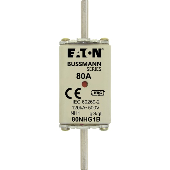 WKŁADKA NH1 50A 500V GL/GG PODWÓJNY WSKAŹNIK 50NHG1B - 50NHG1B - EATON