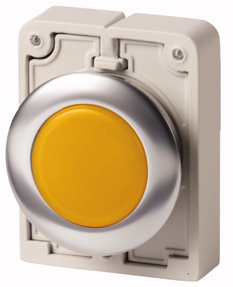 LAMPKA SYGN. 30MM,PŁASKA,ŻÓŁTA, STAL NIERDZ. M30I-FL-Y - 188046 - EATON