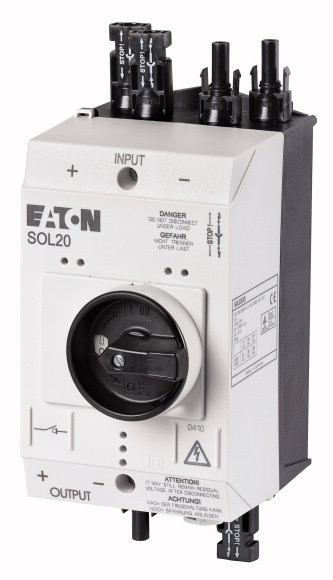 ROZŁĄCZNIK DC DO PV 20A, 2 STRINGI MC4 SOL20/2MC4 - 120915 - EATON