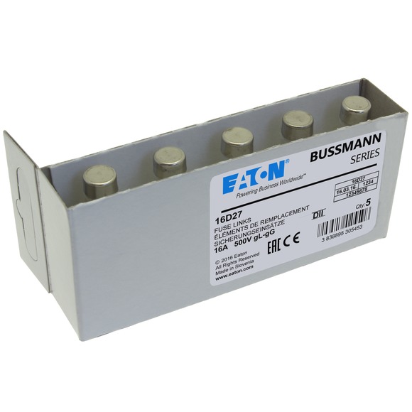 WKŁADKA DII 16A T GL/GG 500VAC E27 16D27 - 16D27 - EATON
