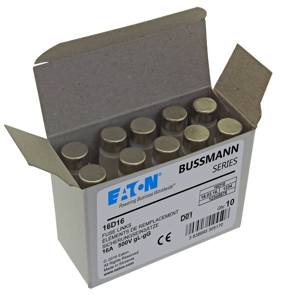 WKŁADKA DI 16A T GL/GG 500VAC E16 16D16 - 16D16 - EATON