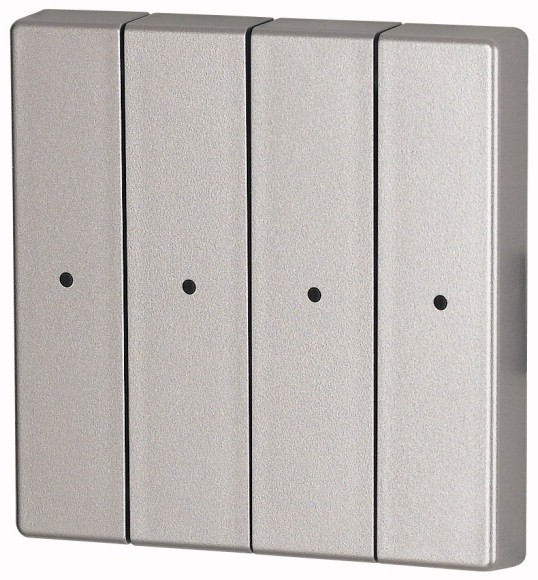 KLAWISZ POCZW. SREBRNY Z OTWOREM NA LED - 55X55MM CWIZ-04/03-LED - 126064 - EATON