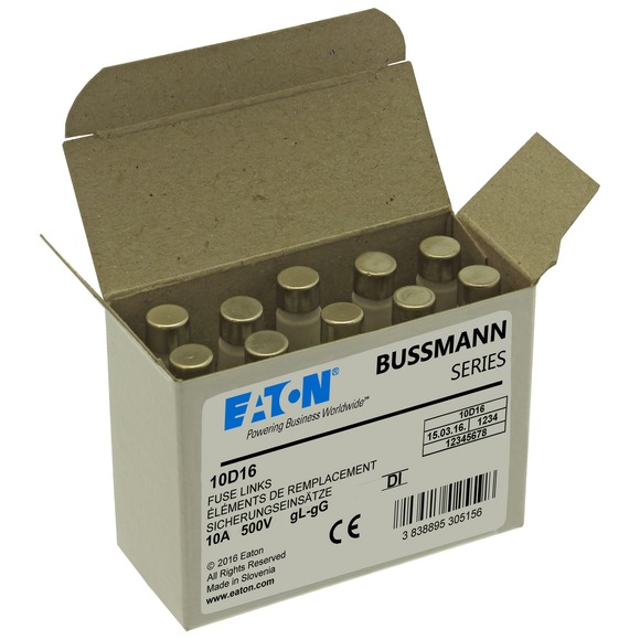WKŁADKA DI 10A T GL/GG 500VAC E16 10D16 - 10D16 - EATON