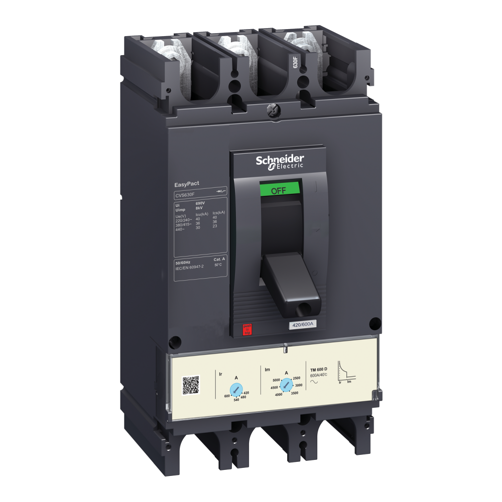 Compact CVS, wyłącznik 36kA , wyzwalacz TMD600A 3P - LV563306 - SCHNEIDER ELECTRIC