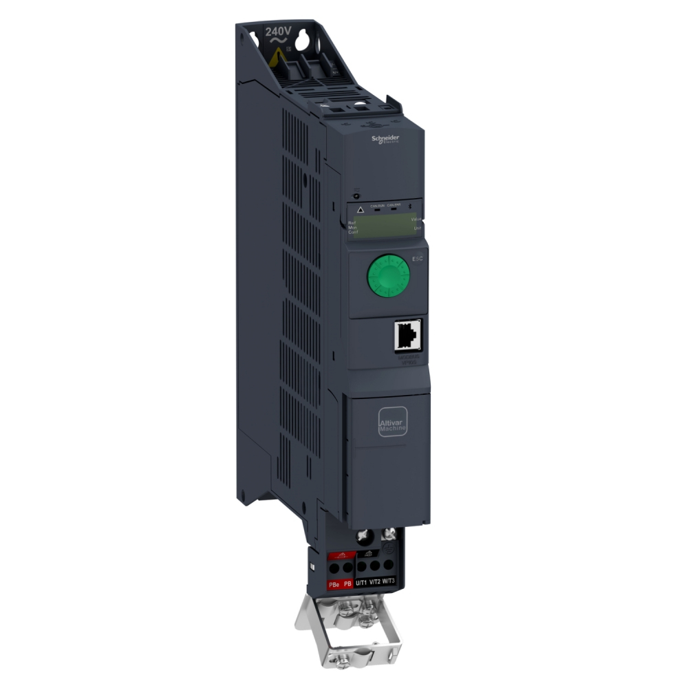 ALTIVAR ATV320 BOOK 0,75KW 1X200/240V - ATV320U07M2B - SCHNEIDER ELECTRIC
