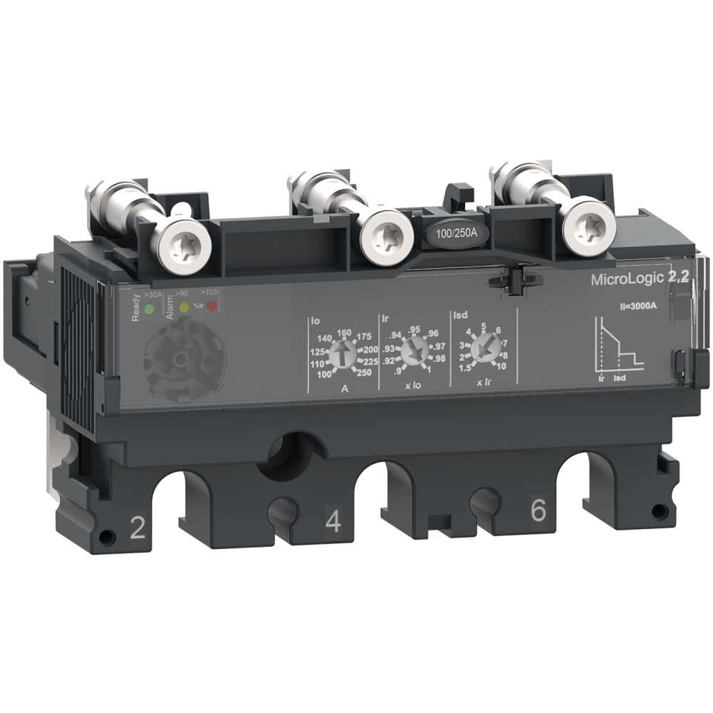TRIP UNIT NSX160 AC 3P3D 160A 2.2 - C1632D160 - SCHNEIDER ELECTRIC