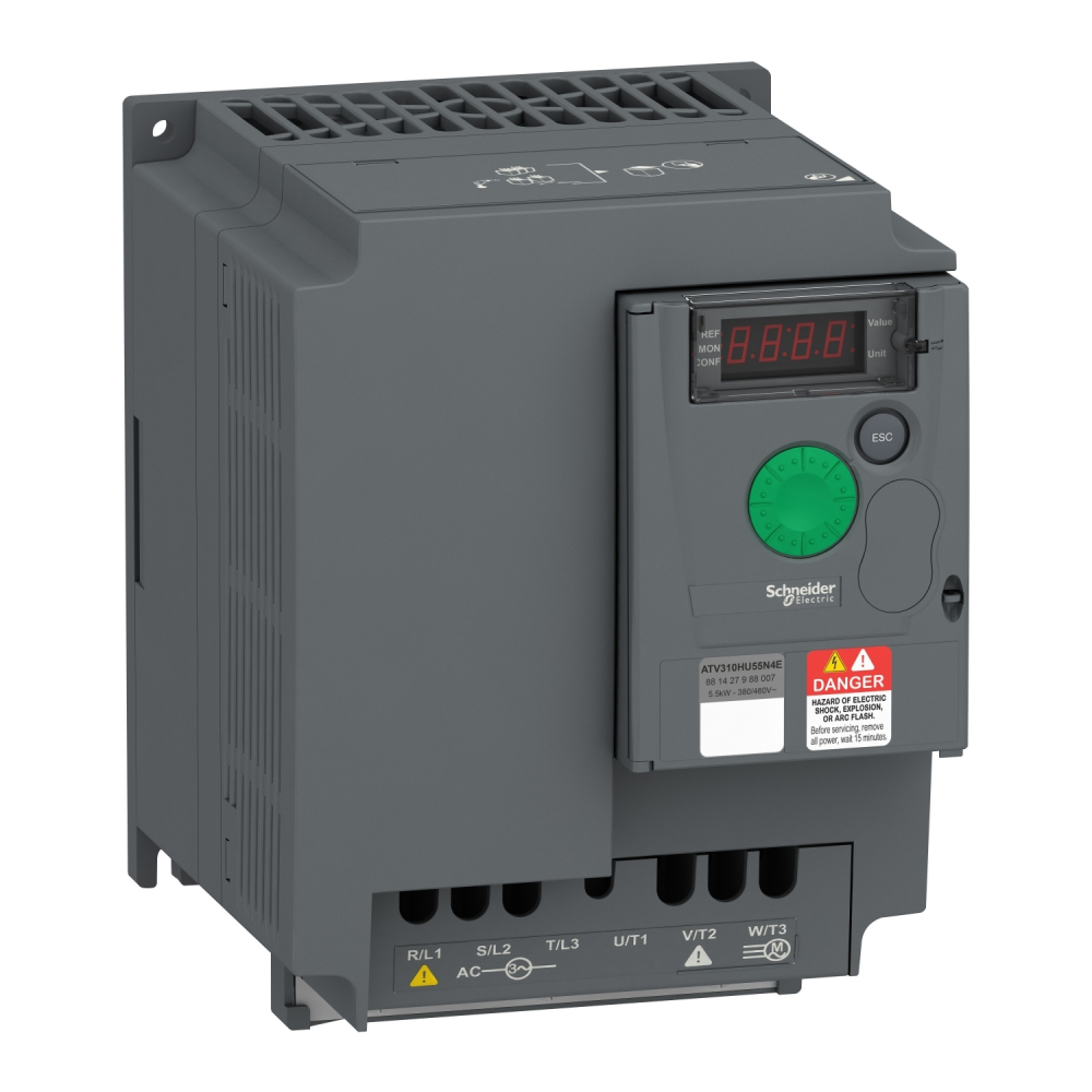ATV310, 5.5kW, 3f, 380...460 V, IP 20 - ATV310HU55N4E - SCHNEIDER ELECTRIC