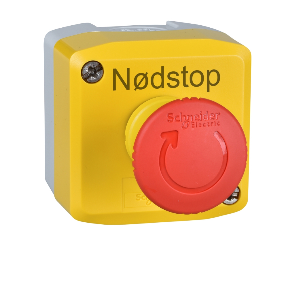 EMERGENCY STOP CONT. BOX - XALK178GTH26 - SCHNEIDER ELECTRIC