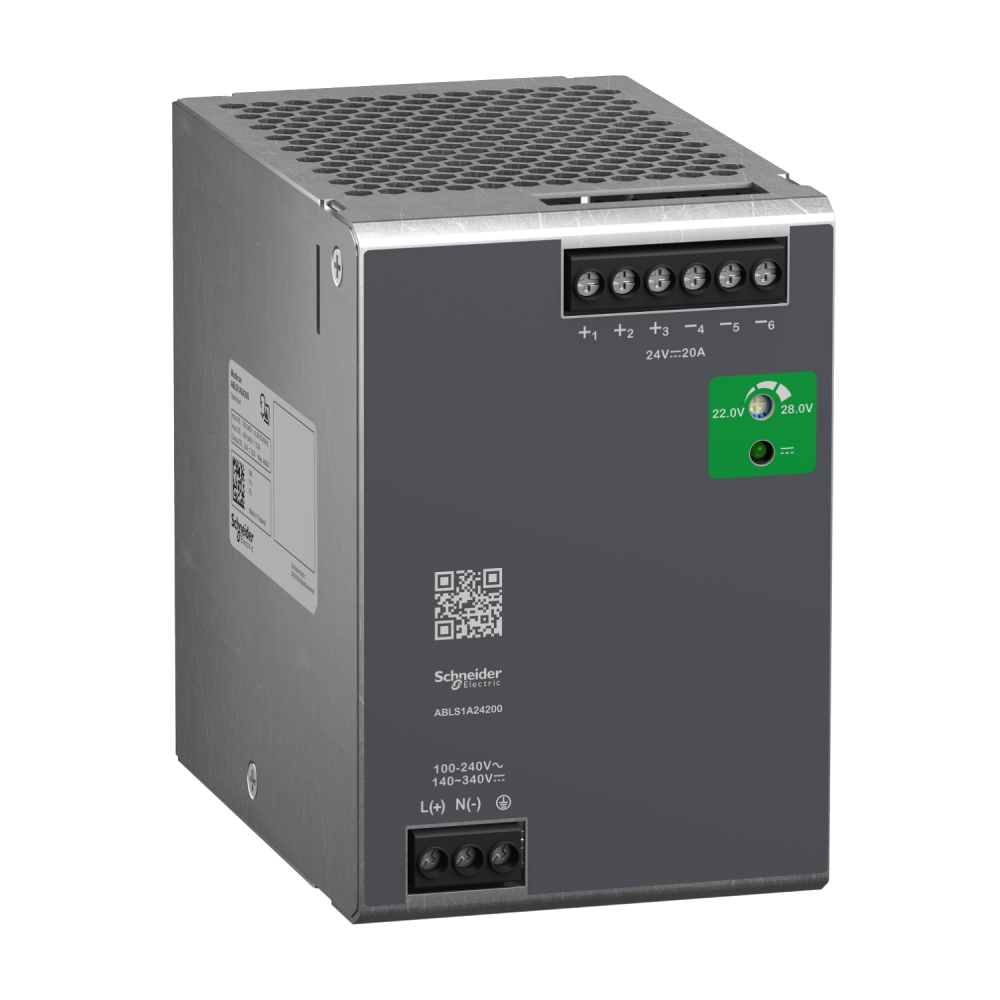 Zasilacz 24V 20A 1PH optymalny - ABLS1A24200 - SCHNEIDER ELECTRIC