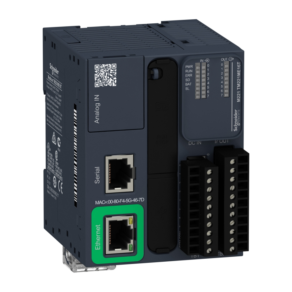 Sterownik M221-24I/O Modułowy Ethernet - TM221ME16T - SCHNEIDER ELECTRIC