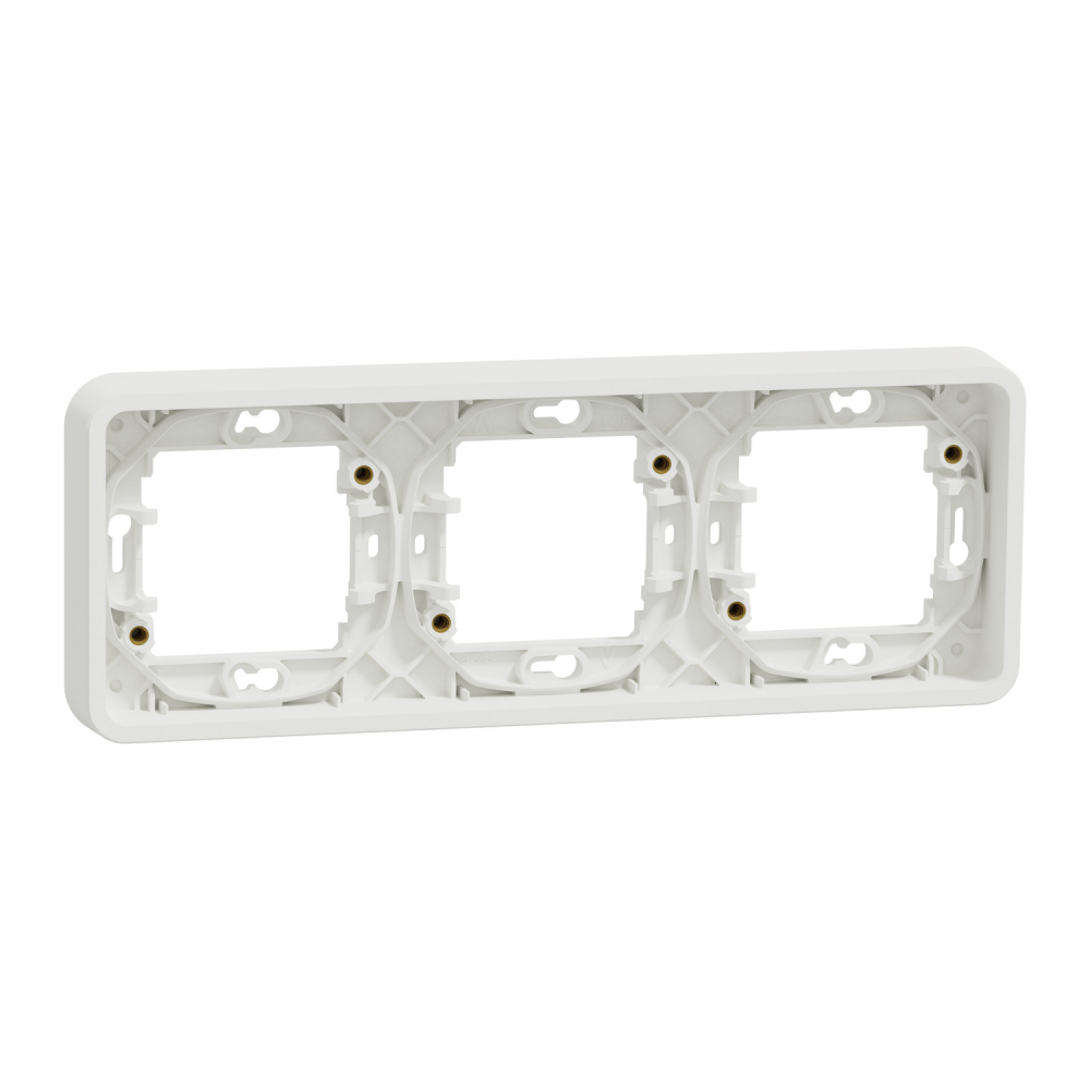 Mureva podst. podtynk. 3x poziom. biała - MUR39109 - SCHNEIDER ELECTRIC