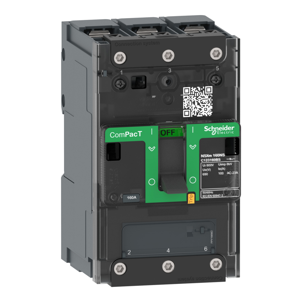 NSXm160NA AC 3P 160A NA - C123160BS - SCHNEIDER ELECTRIC