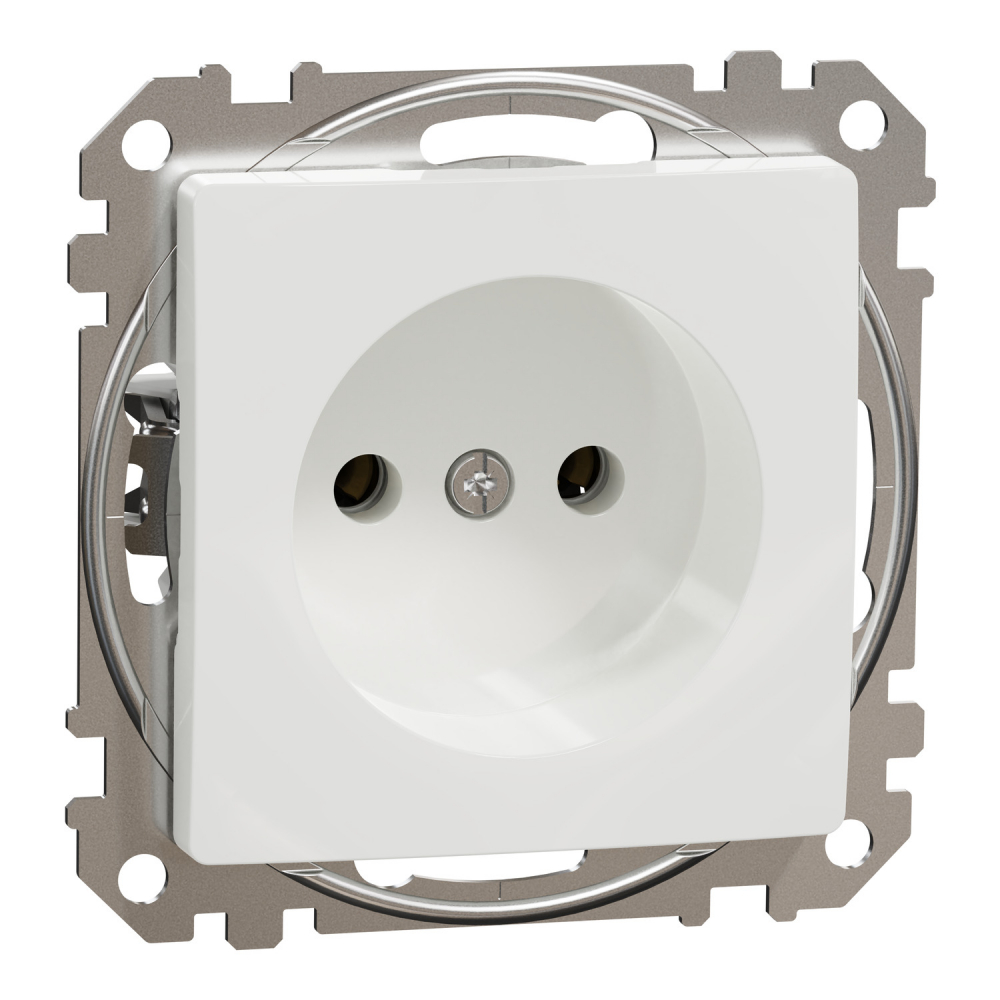 Gniazdo 2P, białe - SDD111035 - SCHNEIDER ELECTRIC