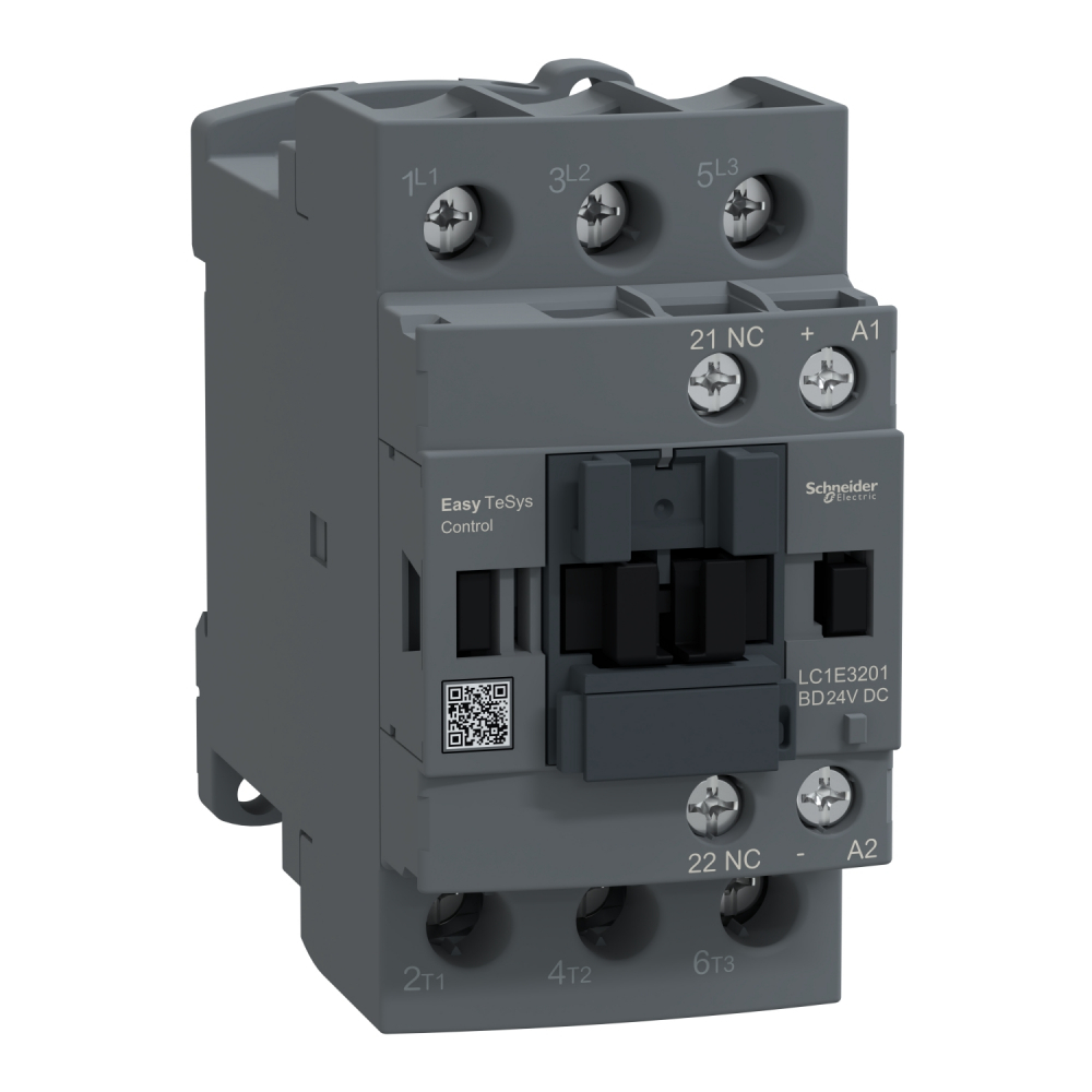 Stycz.EasyTS 3P 32A AC3 15KW 24V DC 1NC - LC1E3201BD - SCHNEIDER ELECTRIC