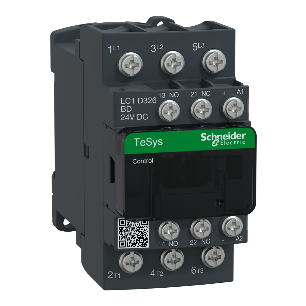 STYCZ.D 3P AC3-32A,NZ+NO,24V DC - LC1D326BD - SCHNEIDER ELECTRIC