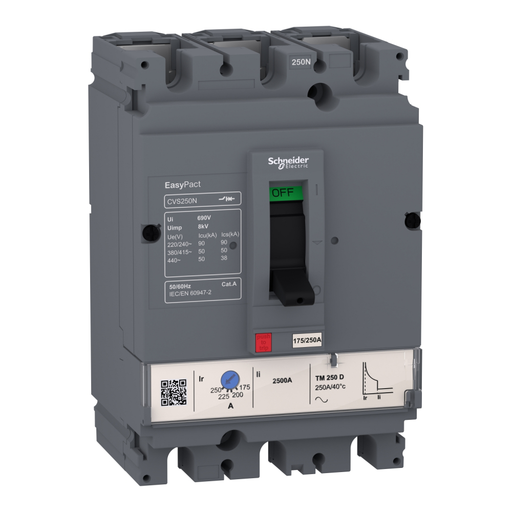 Wyłącznik CVS100N TM63D 3P - LV510475 - SCHNEIDER ELECTRIC