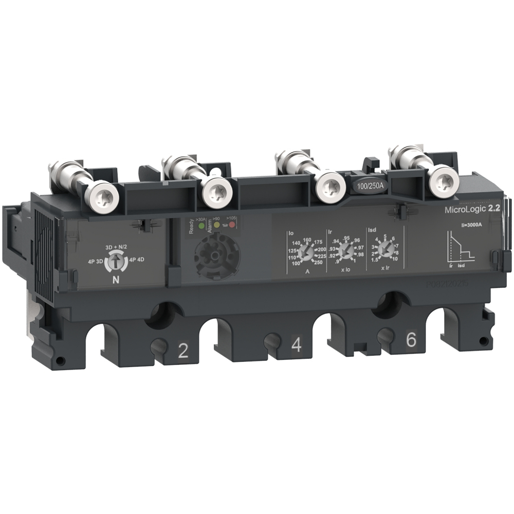 TRIP UNIT NSX160 AC 4P4D 160A 2.2 - C1642D160 - SCHNEIDER ELECTRIC