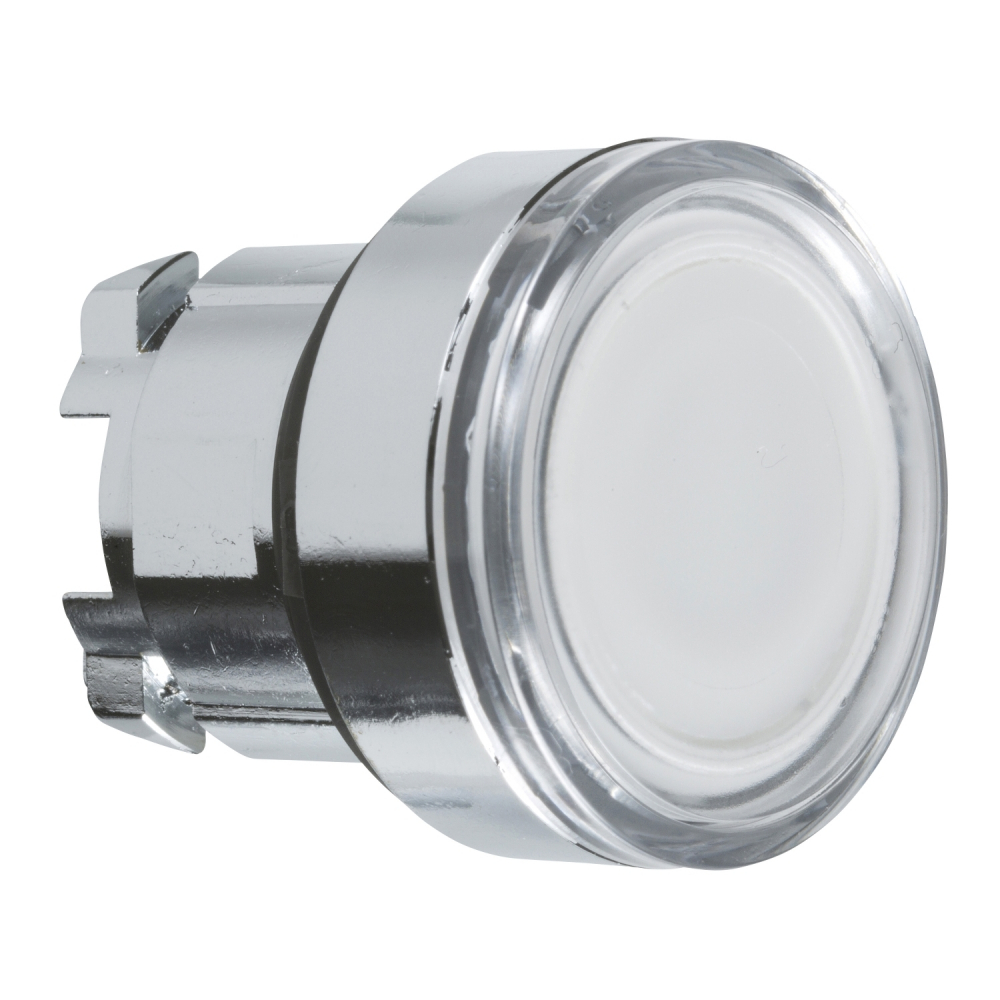 BIAŁY PŁASKI PODŚW. GŁÓWKA O22 PRZEŁ.LED - ZB4BWCUST04 - SCHNEIDER ELECTRIC