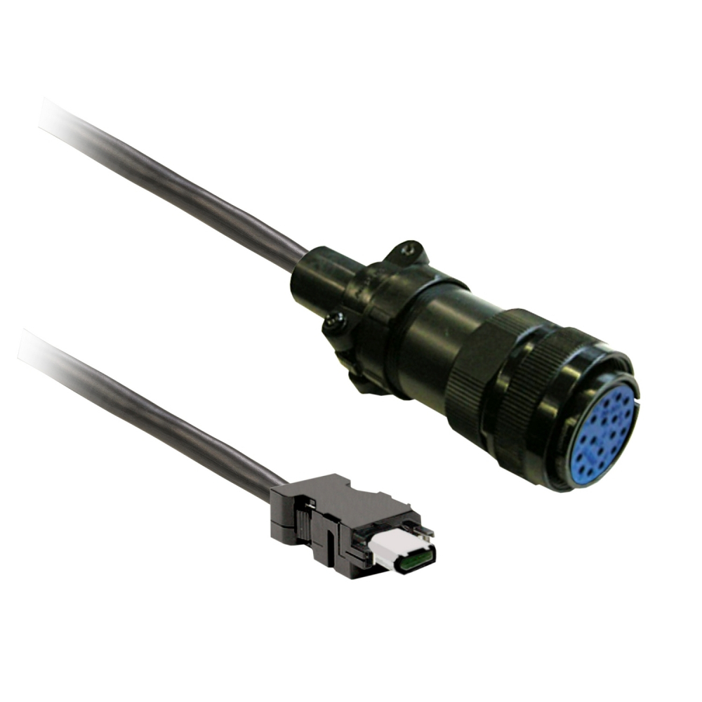 Przewód enkoderowy BCH16 25 SHLD MIL 23 - VW3M8A22R25 - SCHNEIDER ELECTRIC