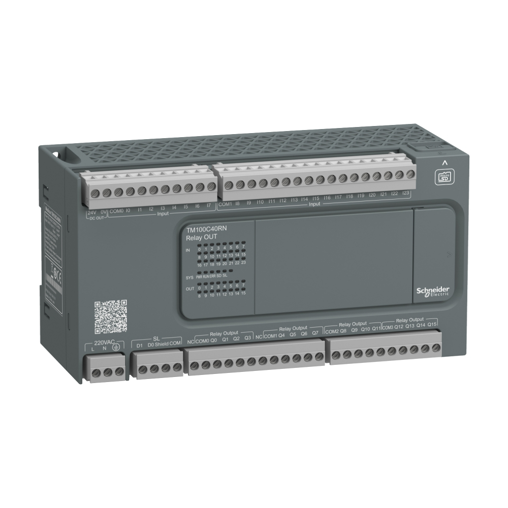 Sterownik M100 40I/O AC220 - TM100C40RN - SCHNEIDER ELECTRIC