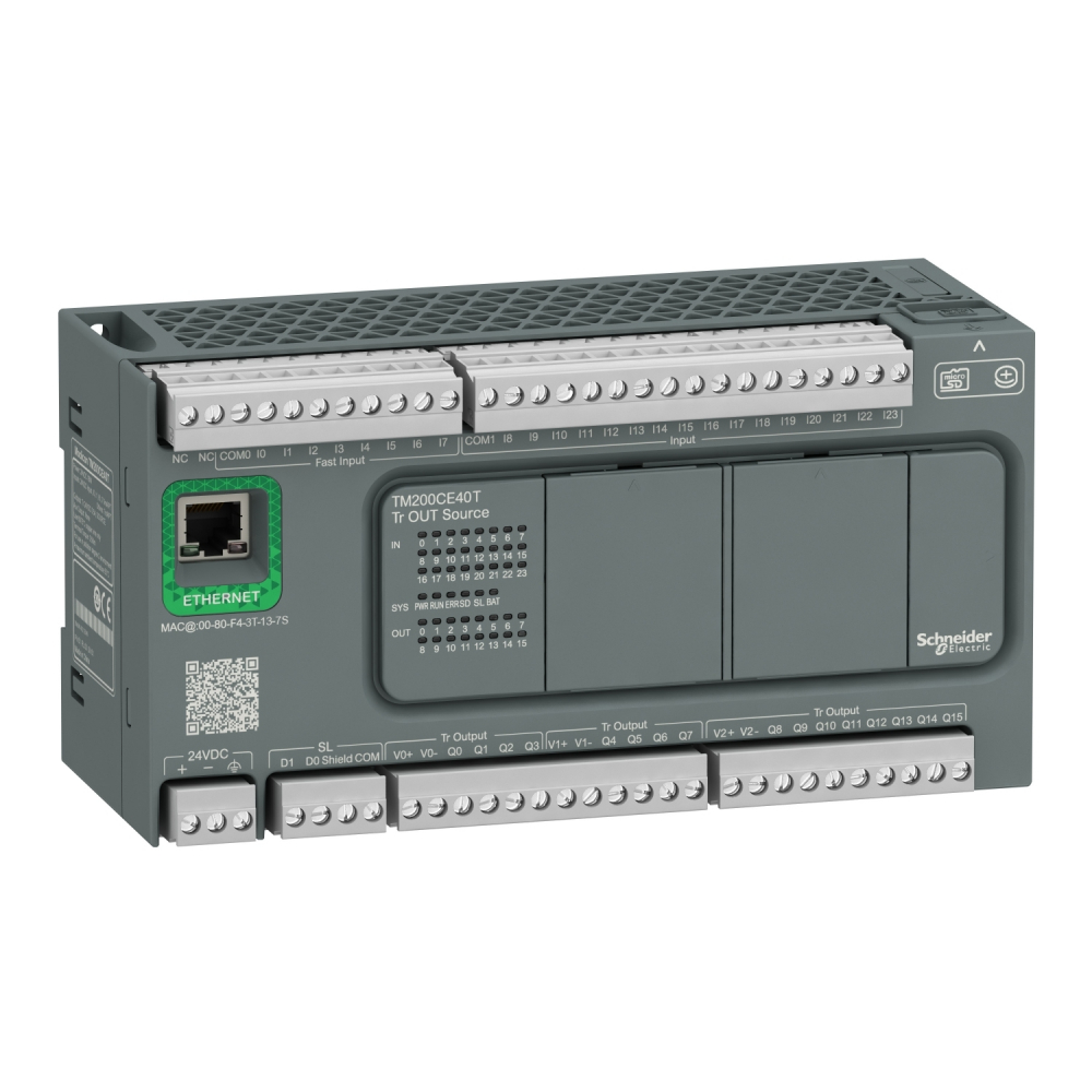 Sterownik M200 40I/O DC24 1 Eth - TM200CE40T - SCHNEIDER ELECTRIC