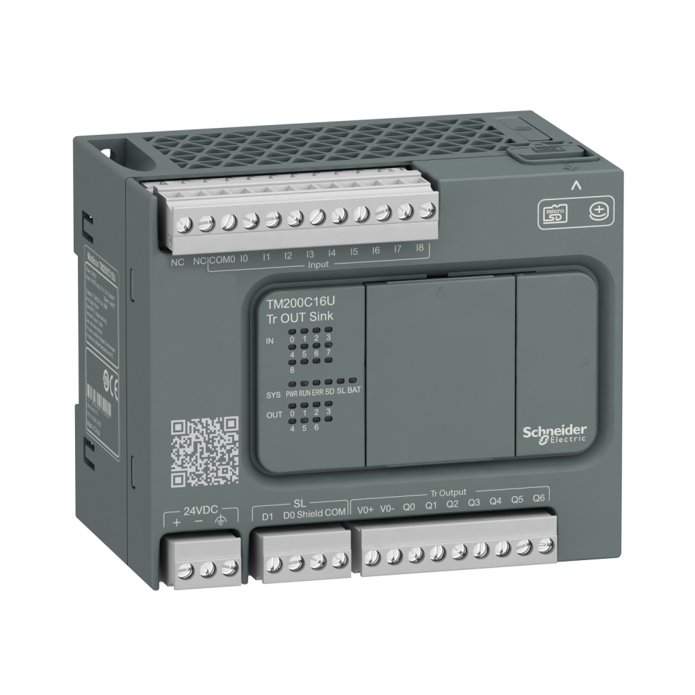 Sterownik M200 16I/O DC24 - TM200C16U - SCHNEIDER ELECTRIC