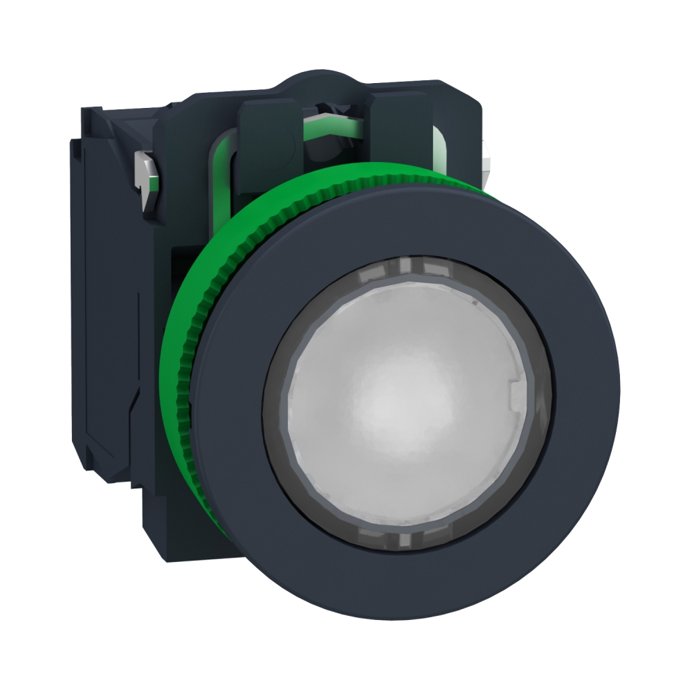 PŁASKI BIAŁY NAK PODŚW. PRZYCISK LED 24V - XB5FWCUST01 - SCHNEIDER ELECTRIC