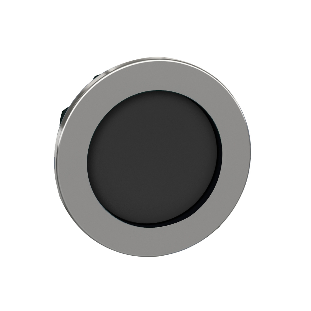 PŁASKI CZARNY PRZYCISK GŁOW. RECESSED - ZB4FA26 - SCHNEIDER ELECTRIC