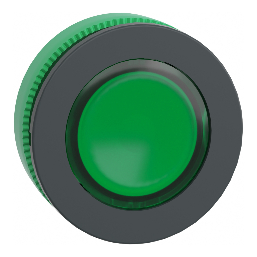 PŁASKI ZIEL NAKŁ PODŚW PRZYCISK GŁÓW LED - ZB5FH033 - SCHNEIDER ELECTRIC