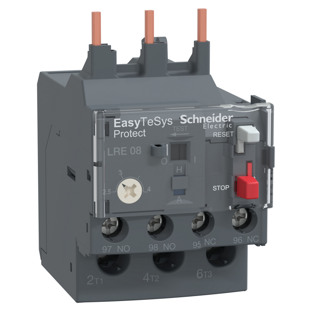 THERMAL OVERLOAD RELAY TESYS E 2,5...4A - LRE08 - SCHNEIDER ELECTRIC