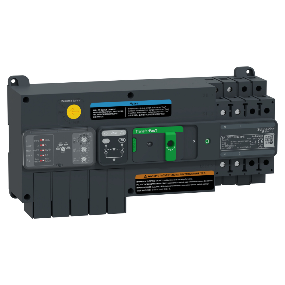 Ukł. przeł. zas. TA10,100A 2P pokr. - TA10D2S1003TPE - SCHNEIDER ELECTRIC