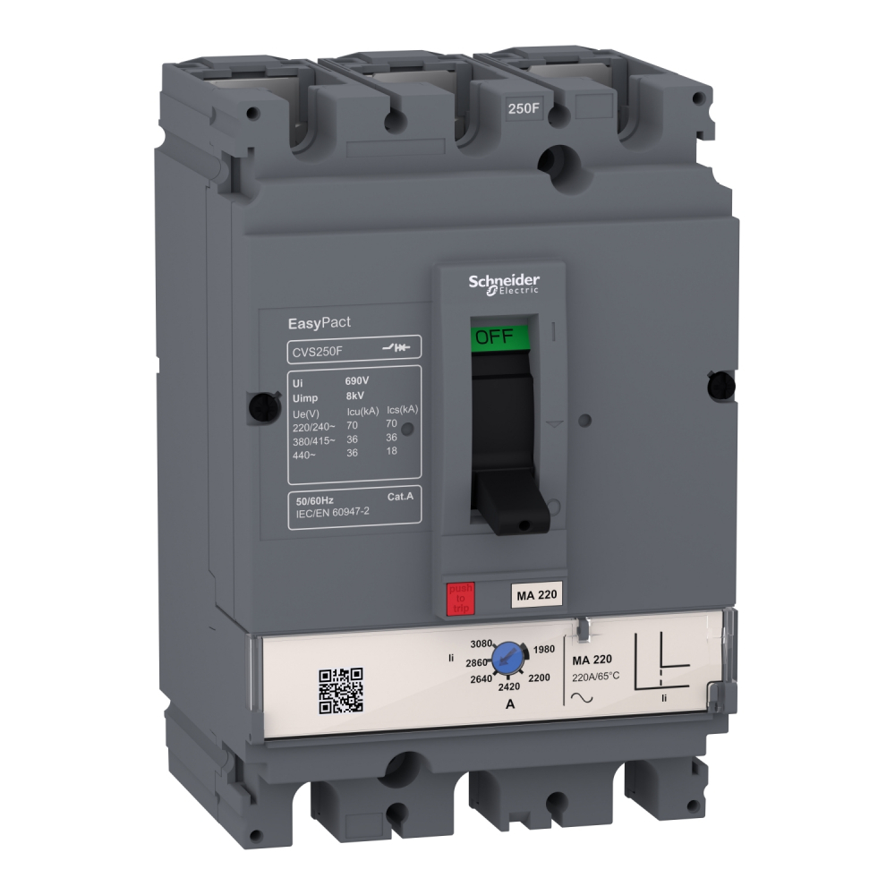 Wyłącznik CVS100F MA6,3 - LV510441 - SCHNEIDER ELECTRIC