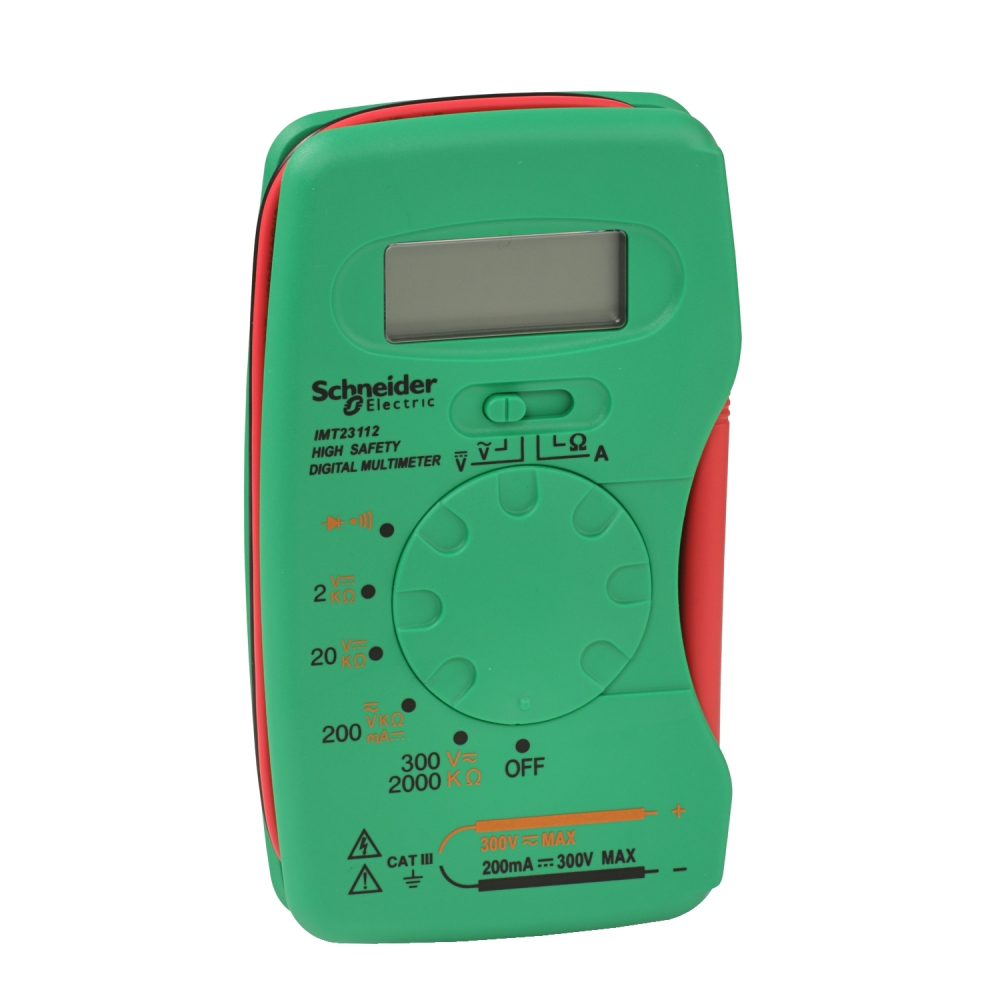 Kieszonkowy multimetr cyfrowy Kat III - IMT23212 - SCHNEIDER ELECTRIC