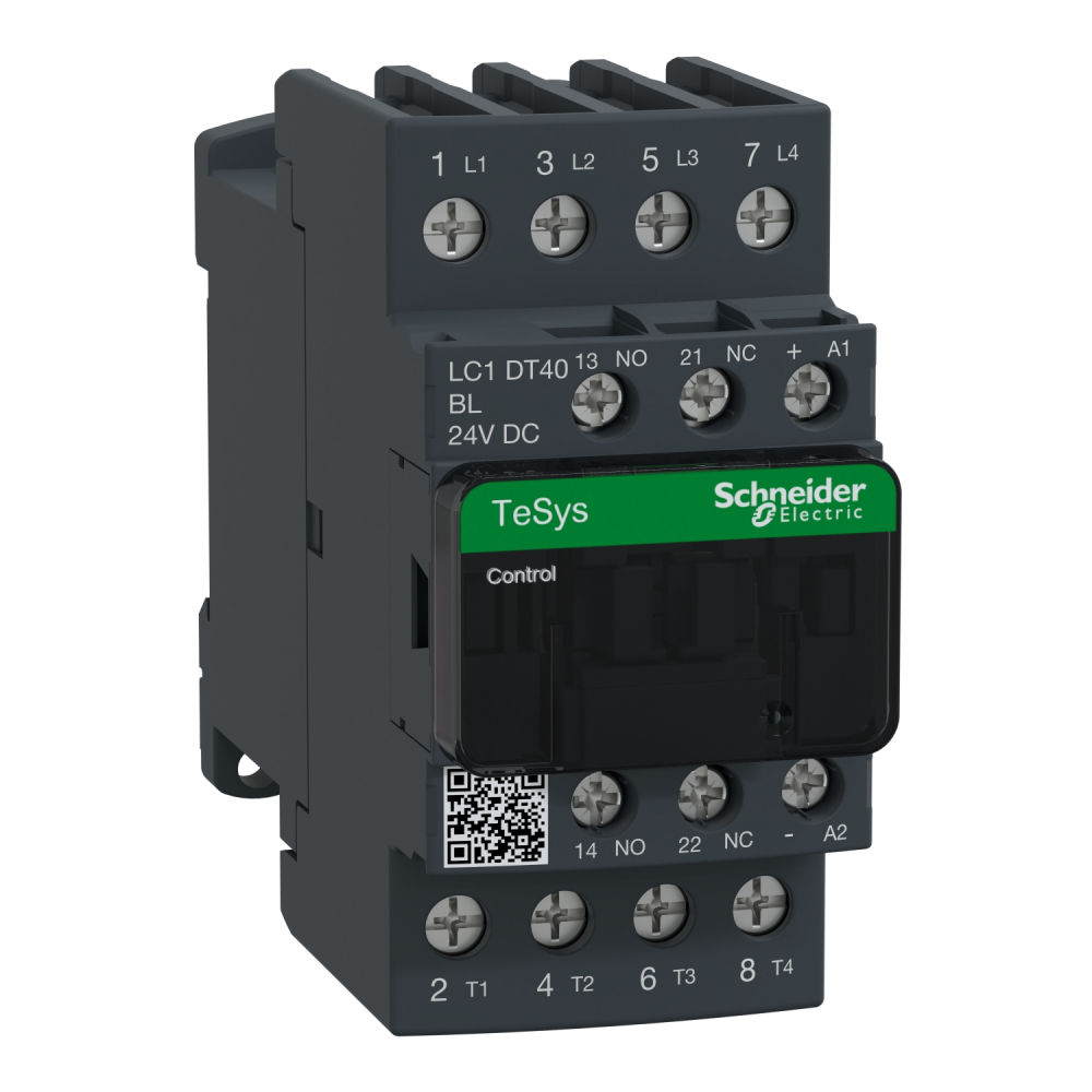 CONT 40A 4P AC1 24V BC - LC1DT40BL - SCHNEIDER ELECTRIC