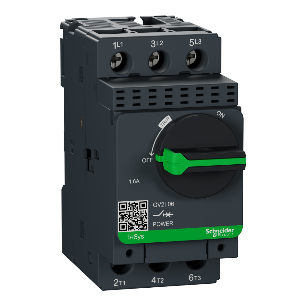 WYŁ.SIL.MAGNETYCZNY 1,6A NAPĘD OBROT. - GV2L06 - SCHNEIDER ELECTRIC