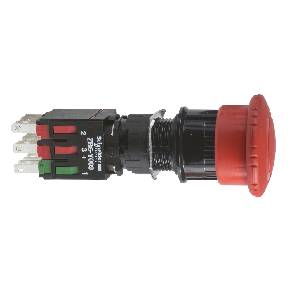 DŁONIOWY PRZYCISK ODR.ŚRED.30MM NO+NZ - XB6AS8349B - SCHNEIDER ELECTRIC